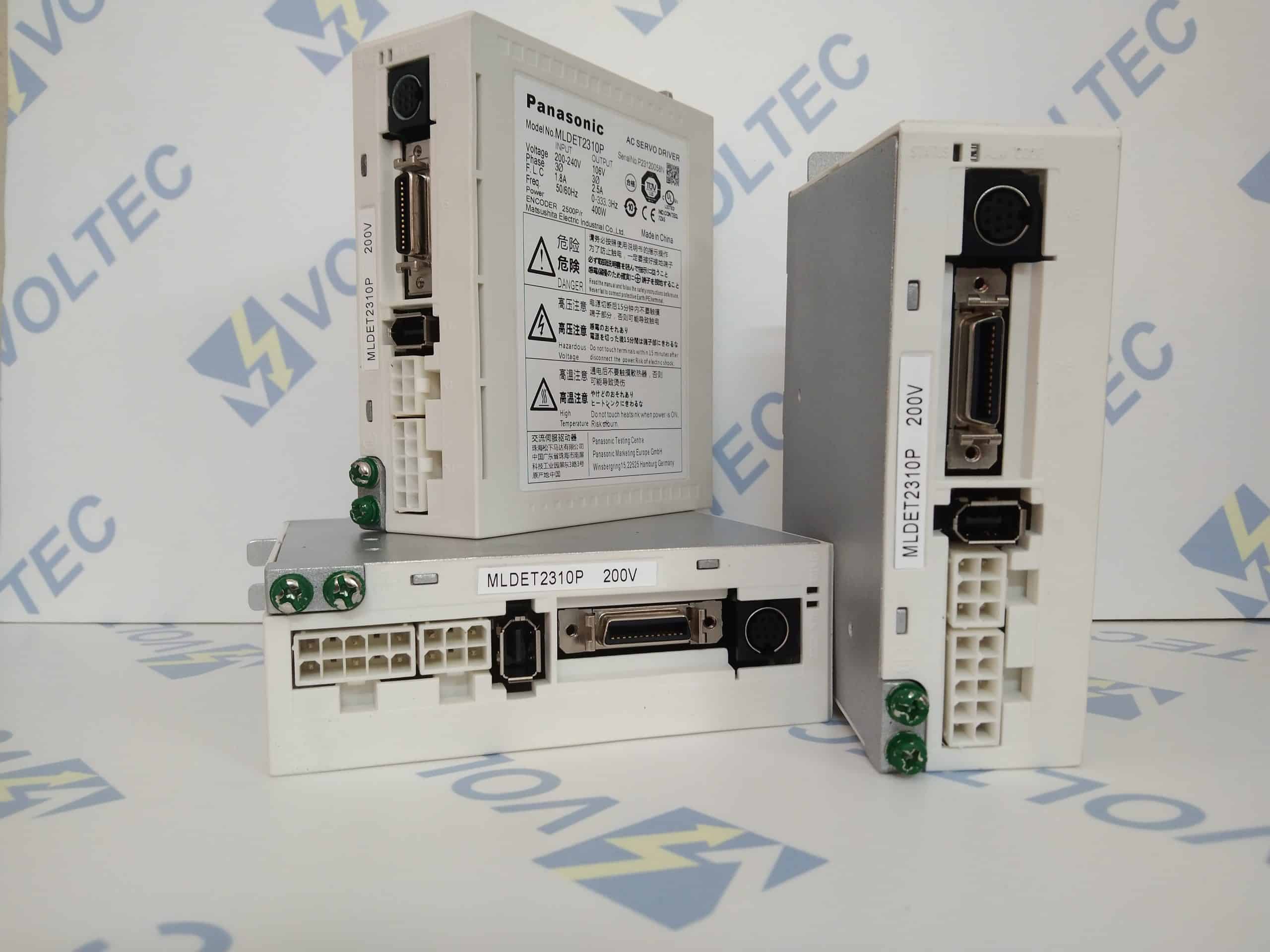 Panasonic MINAS E Series Servo Driver, MLDET2310P - VOLTEC ENGINEERING  LIMITED